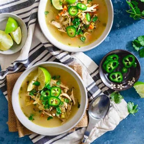 Spicy Chicken Lime Soup A Great Winter Comfort Soup