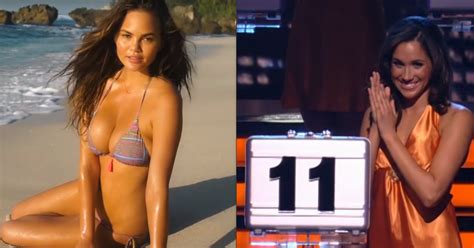 Chrissy Teigen And Soon To Be Royal Meghan Markle Were Both Briefcase Girls On Deal Or No Deal