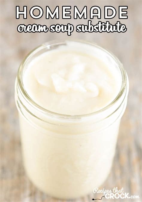 Cream is more difficult to replace than plain milk, but with these vegan heavy cream substitutes, you're sure to find the perfect alternative. Cream Soup Substitute for Recipes - Recipes That Crock!