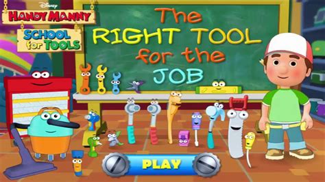 Handy Manny School For Tools The Right Tool For The Job Vidéo