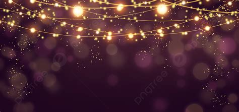 Hanging String Lights Shiny Background Desktop Wallpaper Pc Wallpaper