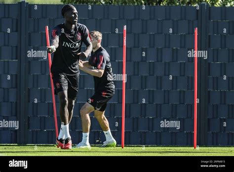 Tubize Belgien September Der Belgier Amadou Onana Wurde Am