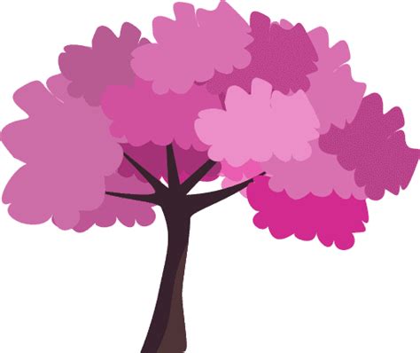 Japan Tree Pink Leaves Clipart Free Svg File Svg Heart