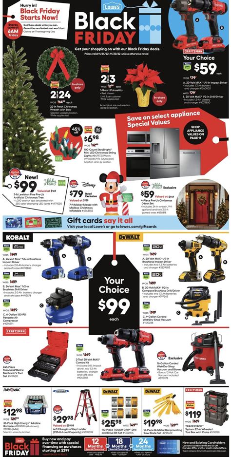 Lowes Black Friday 2023 Ad