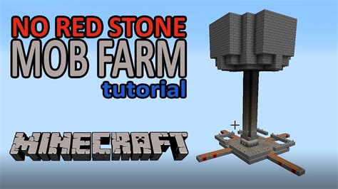 Minecraft │simple No Redstone Mob Farm Tutorial Java Edition Youtube