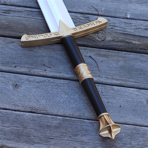 Medieval Gold Foam Sword Polyurethane Foam Larp Costume Etsy