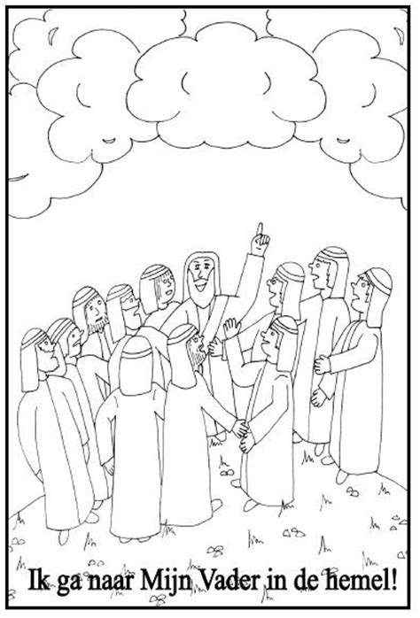 ˈpɪŋkstərə(n) christelijk feest vijftig dagen na pasen ©. Kleurplaten - Categorie: Hemelvaart download kleurplaten ...