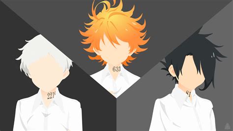 Wallpaper The Promised Neverland Emma The Promised Neverland Norman The Promised Neverland