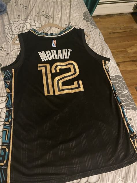 Ja Morant 12 Memphis Vancouver Grizzlies Stitched Jersey Size L Ebay