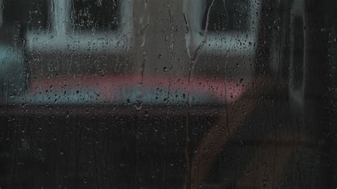Window Glass Wet Drops Rain K Hd Wallpaper