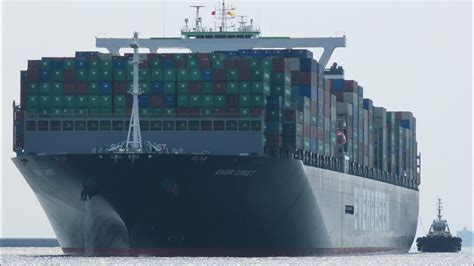 Worlds Longest Container Ship Evergreen 20000 Teu Class Ever Greet