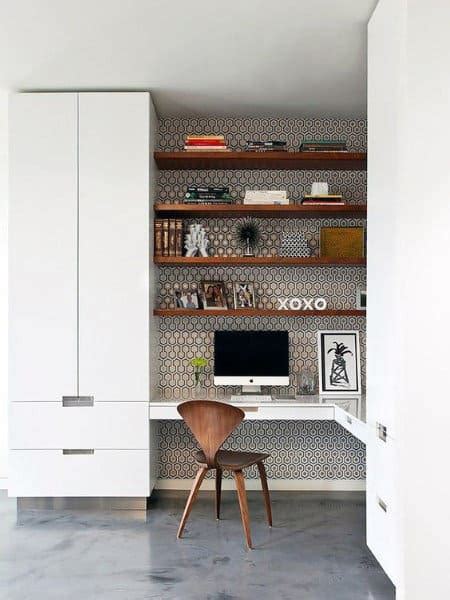 Here are some home office idea for him that you can work with for the whole project. 75 Small Home Office Ideas For Men - Masculine Interior ...