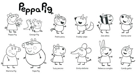 Peppa Pig Birthday Coloring Pages at GetDrawings | Free download