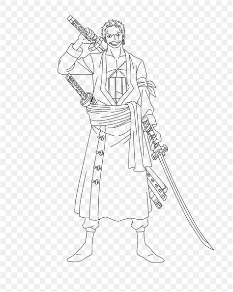 Roronoa Zoro Drawing Line Art Diego De La Vega One Piece Png