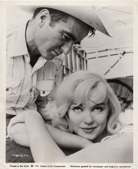 The Misfits Original Photograph Of Marilyn Monroe And Montgomery Clift