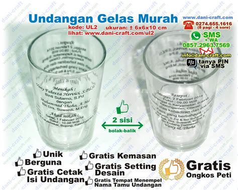 Ada 10 packaging eksklusif dari souvenir biji yang kami tawarkan. Undangan Gelas, Undangan Gelas Unik, Jual Undangan Gelas ...