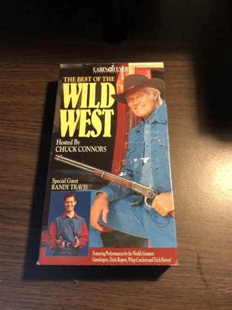 The Best Of The Wild West 1990 Vhs Chuck Connors Randy Travis