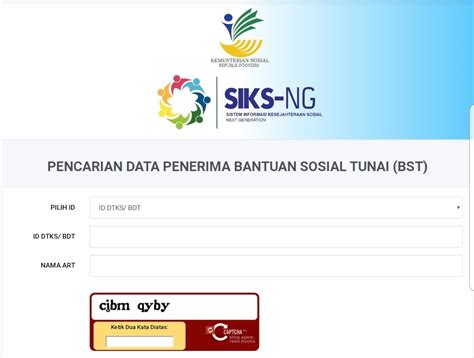 Gunakan salah satu alternatif yang tersedia antara lain, nomor identitas yang terdaftar di sistem data terpadu kesejahteraan sosial. Cek Online Penerima BST Kemensos Rp300 Ribu via cekbansos ...