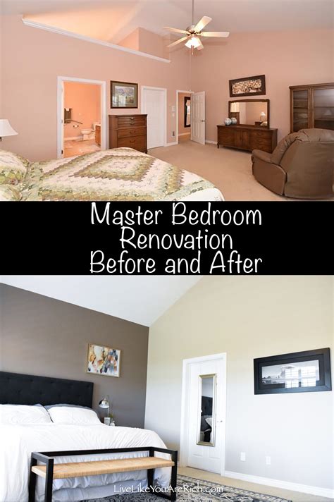 Master Bedroom Renovation Before And After Live Like You Are Rich