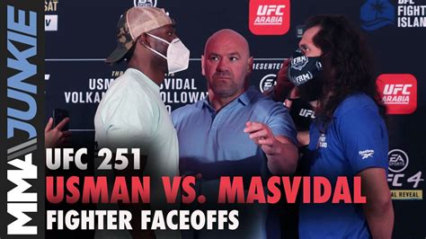 Ufc 251 Full Fight Card Faceoffs For Fight Island Debut Youtube