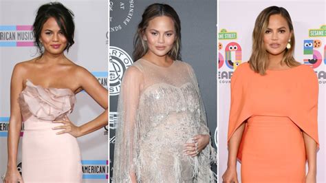 chrissy teigen before and after did the model get plastic surgery