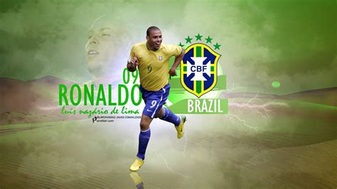 Ronaldo Nazário Hd Brazil National Football Team Hd Wallpaper Rare
