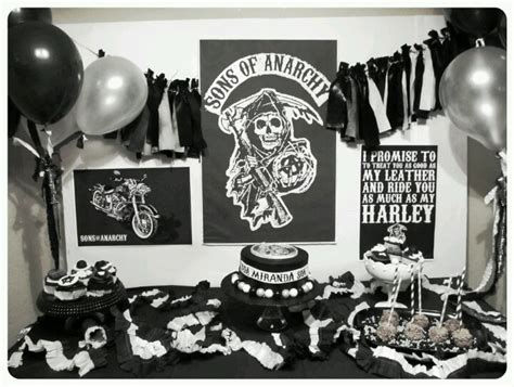 Pin By Lissa Morgan On Soa Sons Of Anarchy Party Themes 40th