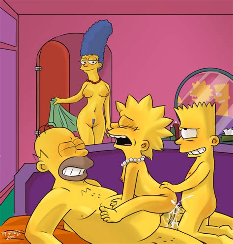 Lisa Simpson Marge Simpson Homer Simpson Bart Simpson