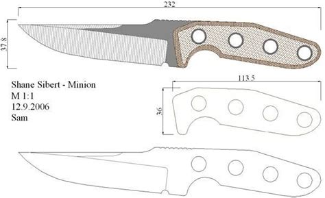 If you're making knives and want to make a bunch of the same model, you're going to keep a copy of it. 247 best images about Knife templates on Pinterest