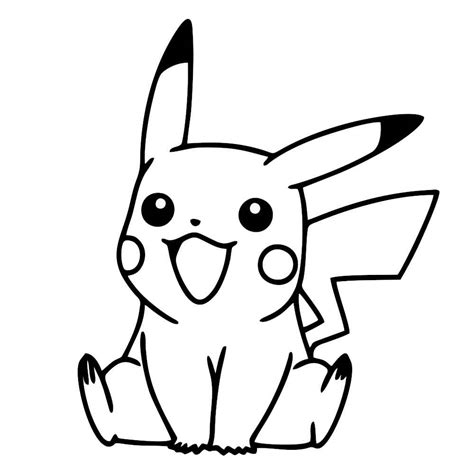 Pikachu Para Colorir Desenhos Para Pintar E Imprimir Artesanato Passo A Passo