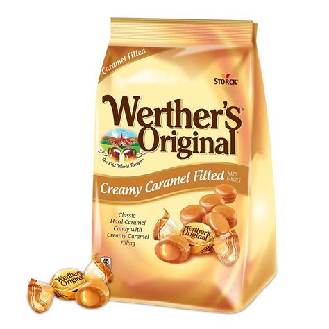 Werthers Original Creamy Caramel Filled Hard Candy 30 Ounce Pack Of 2