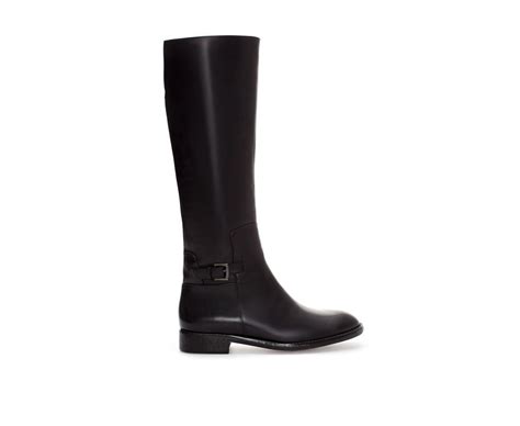 LEATHER RIDING BOOT from Zara | Leather riding boots, Zara boots, Riding boots