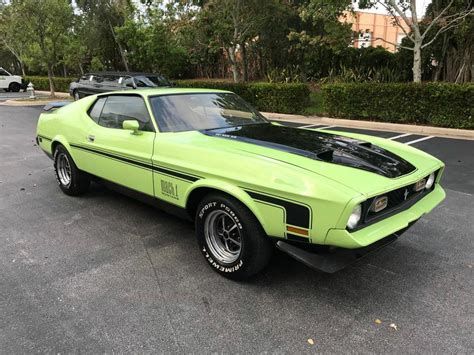 1971 Ford Mustang Mach 1 For Sale ClassicCars CC 1089643