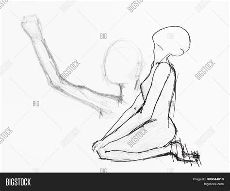 Person Kneeling Front View Drawing Kneeling Drawing At Getdrawings Driskulin
