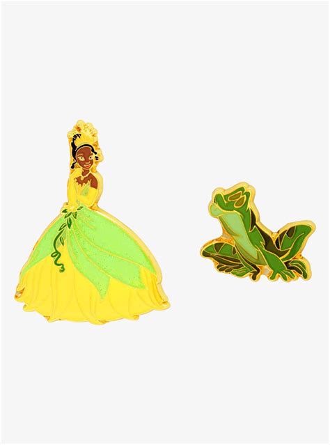 Disney Princess And The Frog Tiana Enamel Pin Set Boxlunch Exclusive