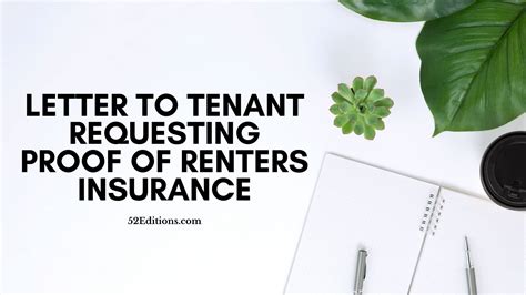 If the coach had a very low liability limit, maybe $100. Letter To Tenant Requesting Proof of Renters Insurance ...