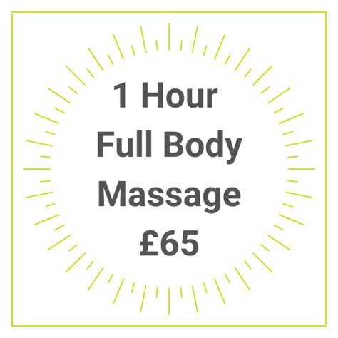 One Hour Full Body Massage The Beauty Spot