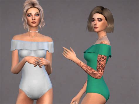 The Sims Resource Harloe Bodysuit Set Christopher067