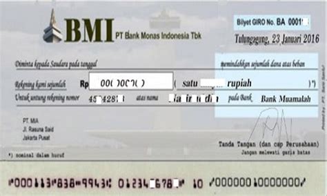 Check spelling or type a new query. Pengertian, Fungsi, Jenis Cek dan Bilyet Giro - Zonkeu