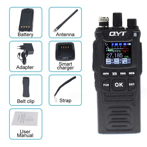 Qyt Walkie Talkie Port Til Radio Cb Original W Mah Mhz