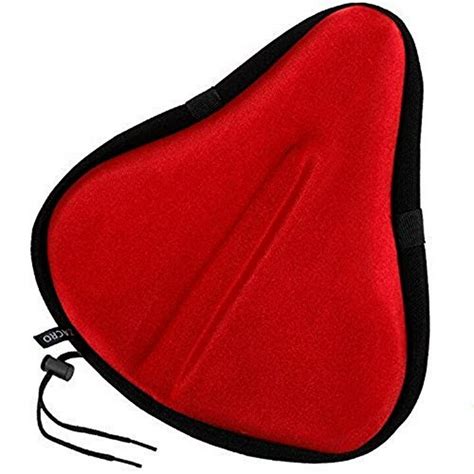 Zacro Colorful Exercise Bike Seat Cover Big Size Wide Gel