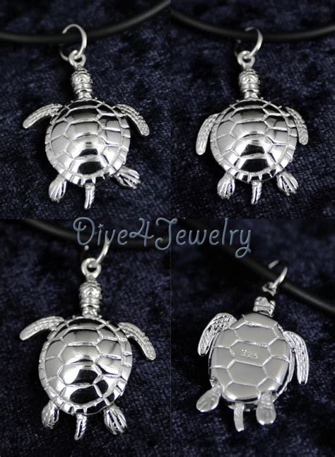 Moveable Turtle Necklace Moving Head Legs And Tail Solid Etsy