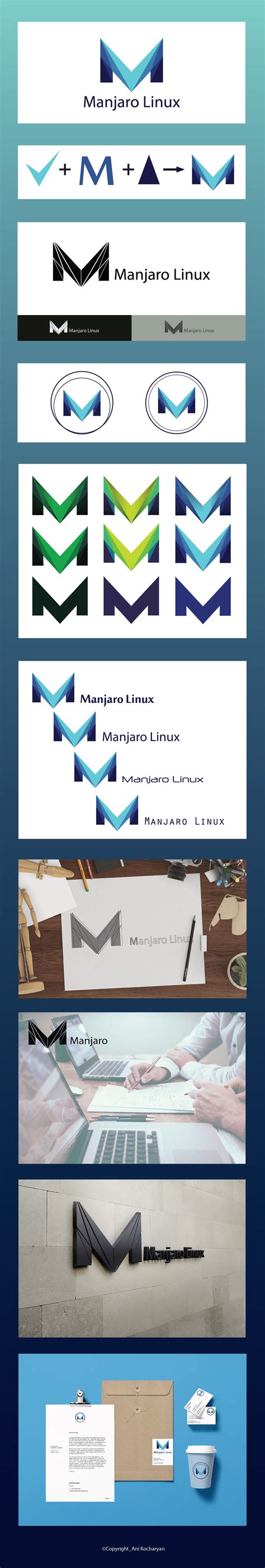 Manjaro Linux Companies Logo On Behance