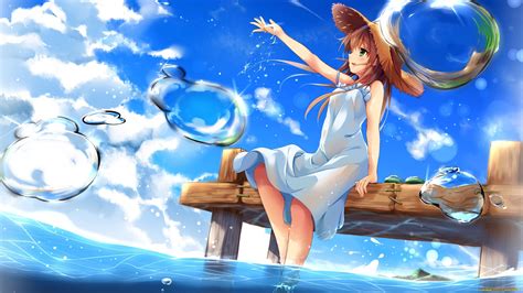 Anime Beach Wallpapers Wallpaperboat