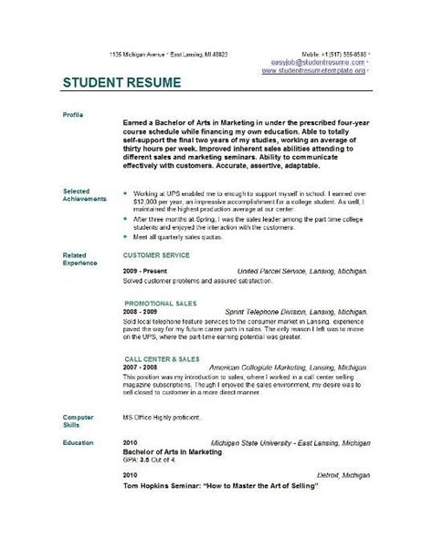 Hard skills and soft skills. Sample Resume For College Students Still In School ...