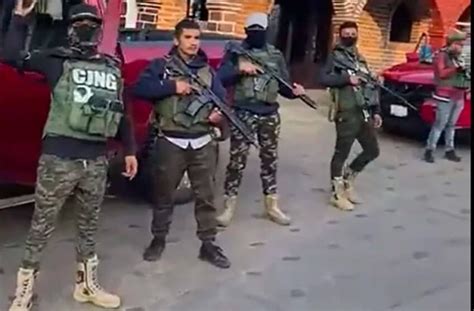 Cjng Arrives With Show Of Force In Jalisco Town Were Not Going Away