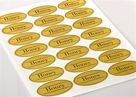 Shiny Gold Foil Oval Labels 25 X 137 Inches For Laser Printers With