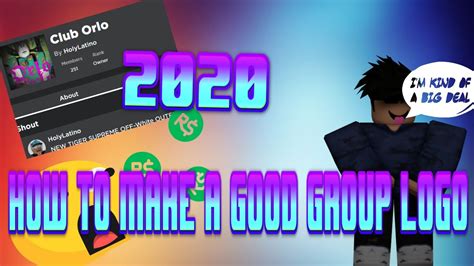 How To Make The Best Group Logo On Roblox 2020 In 5 Minutes Youtube