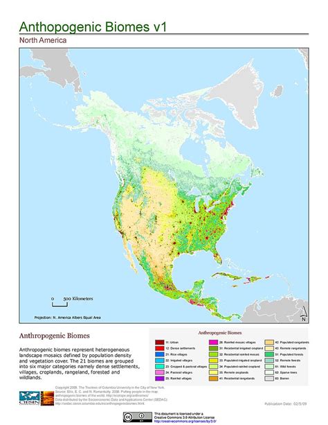 Maps Anthropogenic Biomes Of The World V1 Sedac