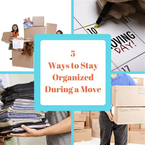 5 Ways To Stay Organized During A Move The Organized Mom